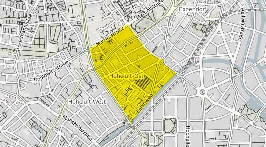 Immobilienpreisekarte Hamburg Hoheluft Ost